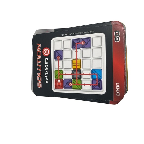 Laser Maze Game Puzzle Solution Cards EUC Think Fun Logic Game Complete - Picture 2 of 8